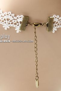 Vòng Cổ Lolita Ren Trắng
