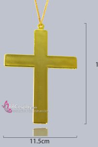 Dây Chuyền Thánh Giá Nhựa Giả Kim Loại