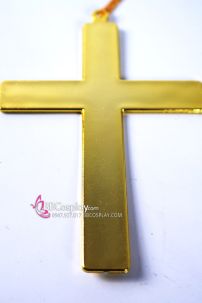 Dây Chuyền Thánh Giá Nhựa Giả Kim Loại