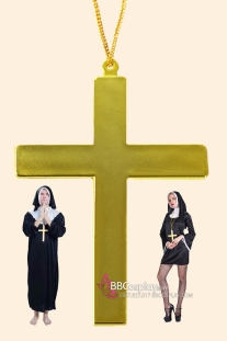 Dây Chuyền Thánh Giá Nhựa Giả Kim Loại