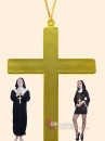Dây Chuyền Thánh Giá Nhựa Giả Kim Loại