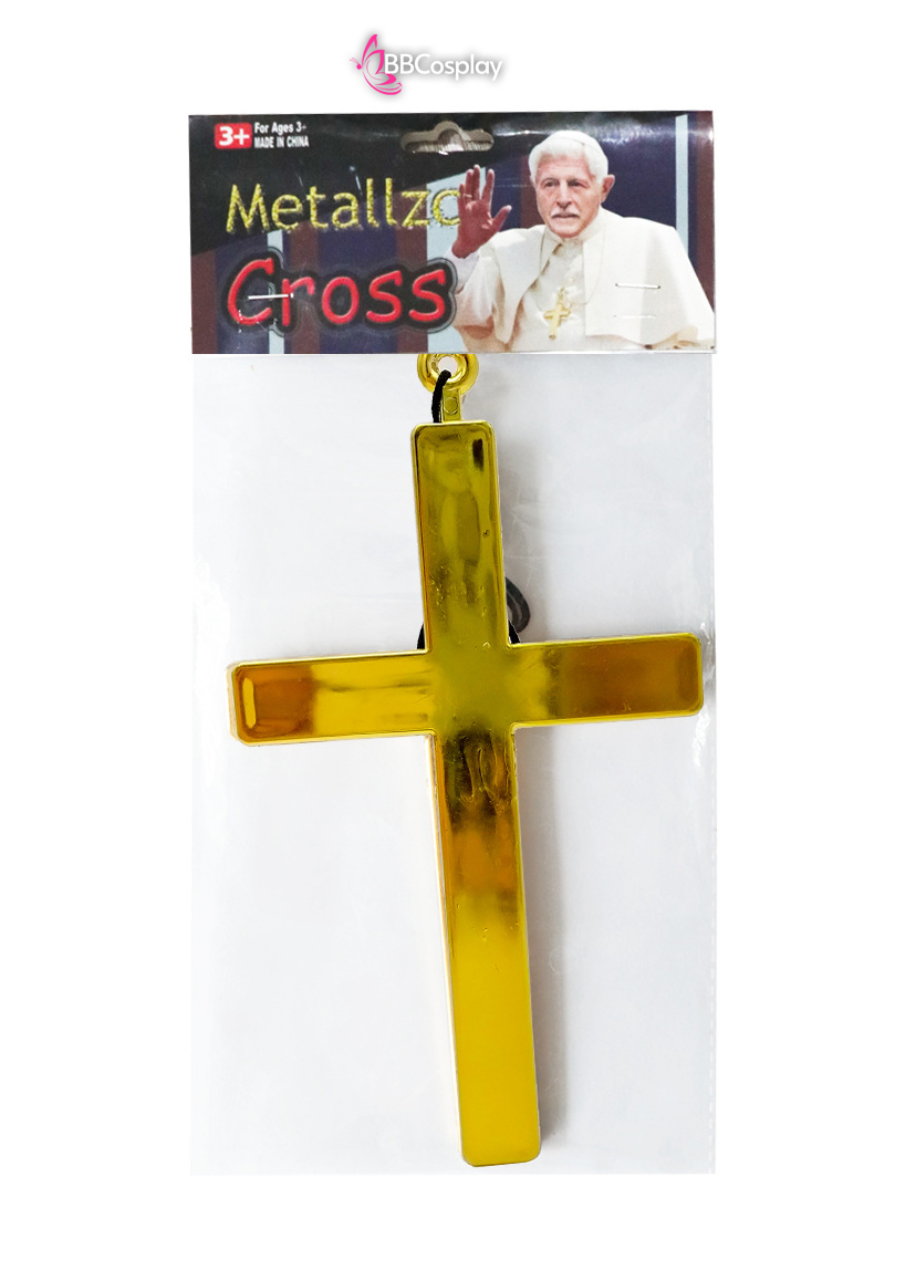 Dây Chuyền Thánh Giá Nhựa Giả Kim Loại