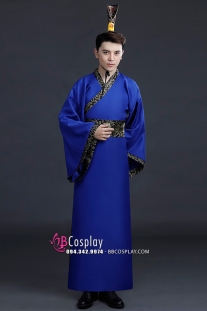 Đồ Cổ Trang Giá Rẻ Cho Nam Xanh Dương