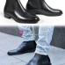 Giày Nam Tây Đen Size 42 Da Xịn Chuẩn Âu