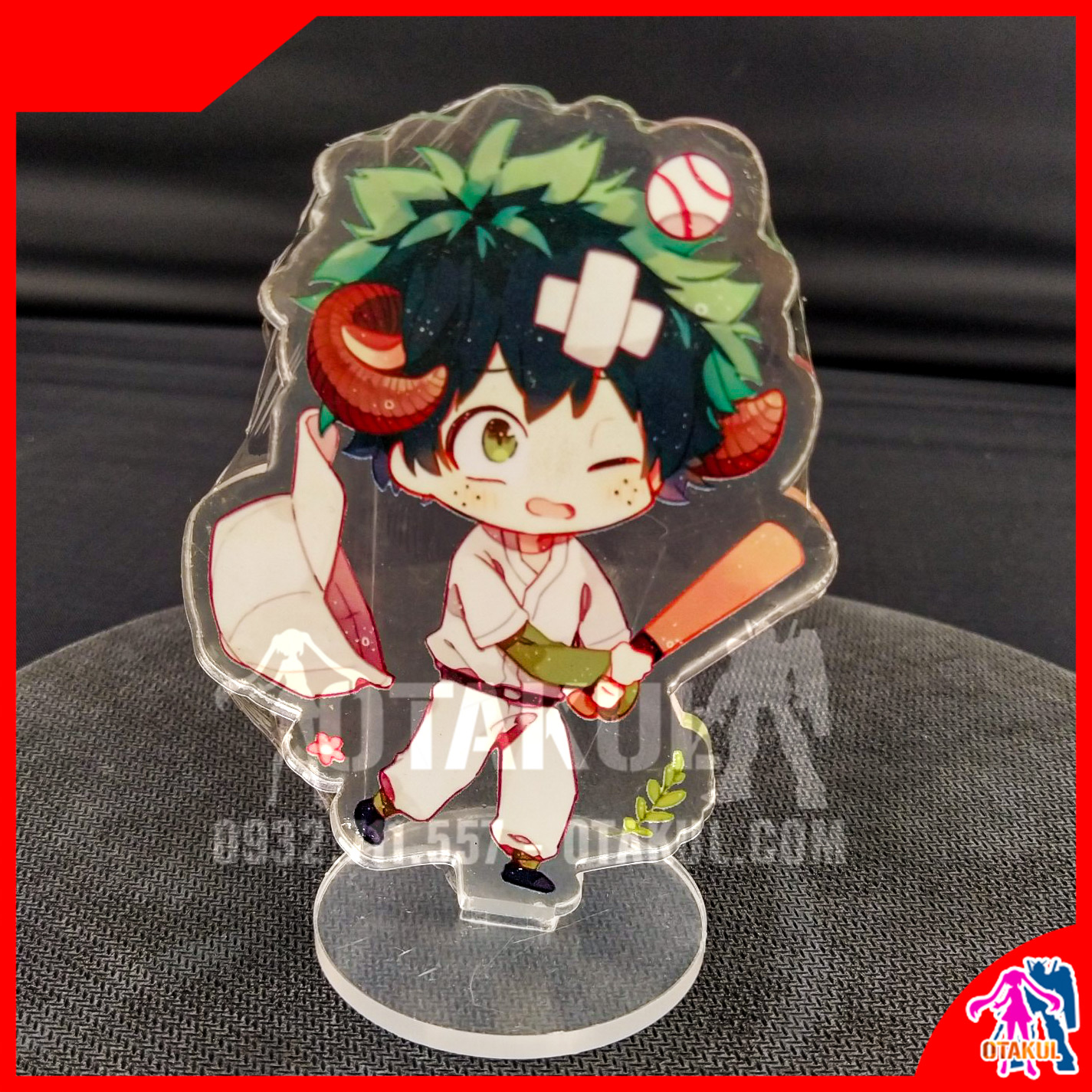 Mô Hình Standee Izuku Midoriya Bóng Chày - My Hero Academia