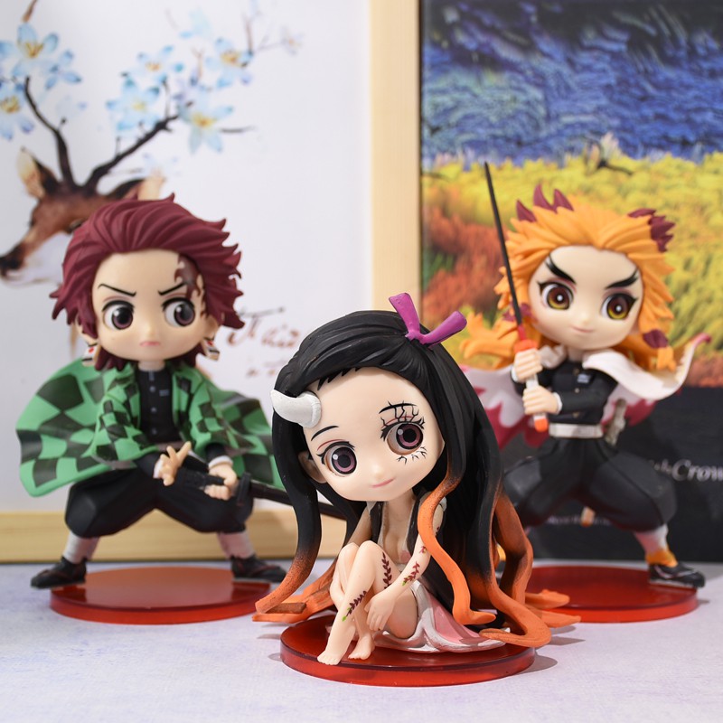 Mô Hình Figure Kamado Nezuko Chibi - Kimetsu No Yaiba (Loại Lớn)