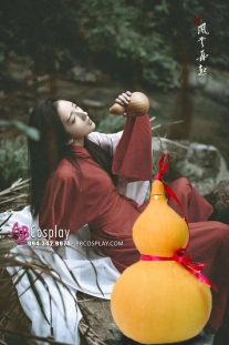 Bầu Rượu Hồ Lô Vàng 12x25cm