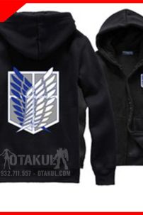 Áo Khoác Jacket Attack On Titan Đen