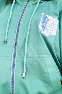 Áo Khoác Jacket Attack On Titan Đen