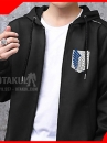 Áo Khoác Jacket Attack On Titan Đen