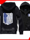 Áo Khoác Jacket Attack On Titan Đen