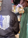 Áo Khoác Jacket Attack On Titan Đen