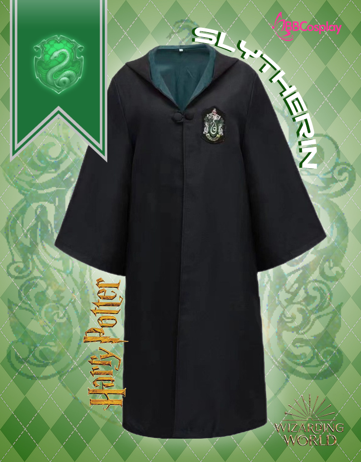 Đồng Phục Harry Potter Trường Hogwarts - Nhà Salazar Slytherin