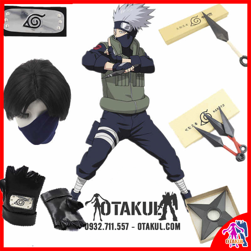 Bộ Phụ Kiện KaKashi - Cosplay Naruto Shippuden