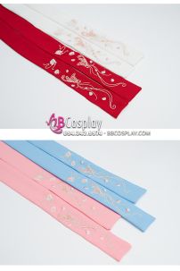 Dây Cột Tóc Cổ Trang Hồ Điệp - Màu Đỏ