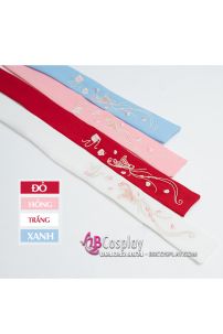 Dây Cột Tóc Cổ Trang Hồ Điệp - Màu Đỏ