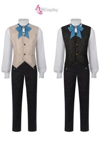 Áo Ghi Lê Quý Tộc Victorian - Màu Xanh