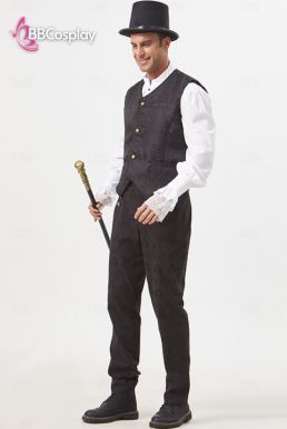Áo Ghi Lê Quý Tộc Victorian - Màu Đen