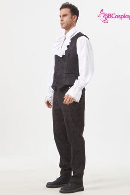 Áo Ghi Lê Quý Tộc Victorian - Màu Đen