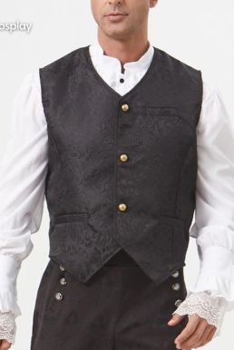 Áo Ghi Lê Quý Tộc Victorian - Màu Đen