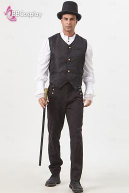 Áo Ghi Lê Quý Tộc Victorian - Màu Đen