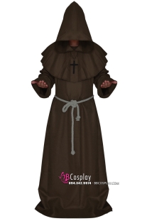 Trang Phục Pháp Sư Phù Thủy - Nâu Thổ Thần