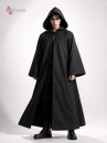 Áo Choàng Đen Có Tay Kèm Nón Dáng Dài 170Cm