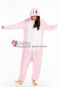 Đồ Thỏ Trắng Hồng Thú Liền Thân