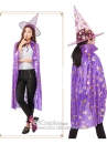 Bộ Áo Choàng Và Nón Phù Thuỷ Màu Tím
