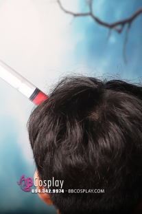 Băng Cài Tóc Có Ống Chích Halloween (Hàng Như Ảnh)