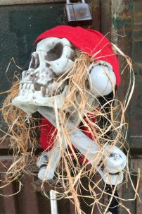 Đầu Lâu Trang Trí Halloween Kiểu Cướp Biển