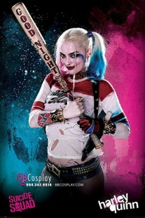 Gậy Bóng Chày Harley Quinn 80Cm