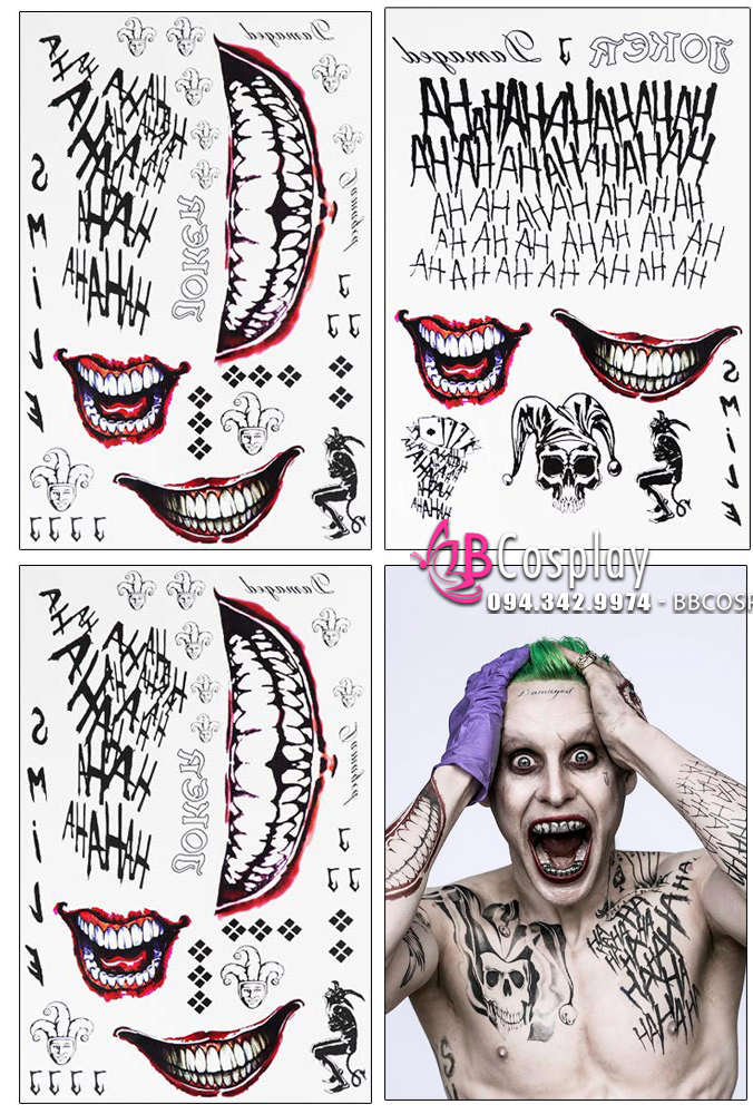 50 Hình xăm Joker đẹp nhất