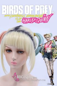 Tóc Giả Harley Quinn 2020 Cuộc Lột Xác Huy Hoàng Chùm Tóc Ngắn