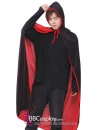 Choàng Halloween Dracula Có Nón Hai Mặt Đỏ Đen