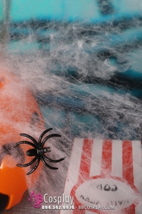 Mạng Nhện Trang Trí Halloween Trắng