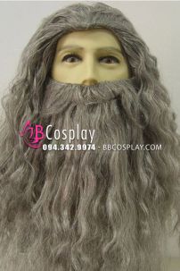 Trang Phục Pháp Sư Đen Chữ Thập Trắng Có Choàng