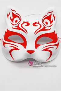 Mặt Nạ Hồ Ly - Mặt Nạ Nửa Mặt - Màu Đỏ