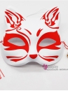 Mặt Nạ Hồ Ly - Mặt Nạ Nửa Mặt - Màu Đỏ