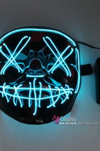 Mặt Nạ Halloween Có Đèn Led - Mặt Nạ Đèn Màu Điện Tử