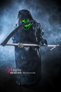 Mặt Nạ Halloween Có Đèn Led - Mặt Nạ Đèn Màu Điện Tử