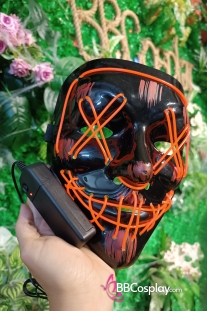 Mặt Nạ Hóa Trang Có Đèn Led Điện Tử