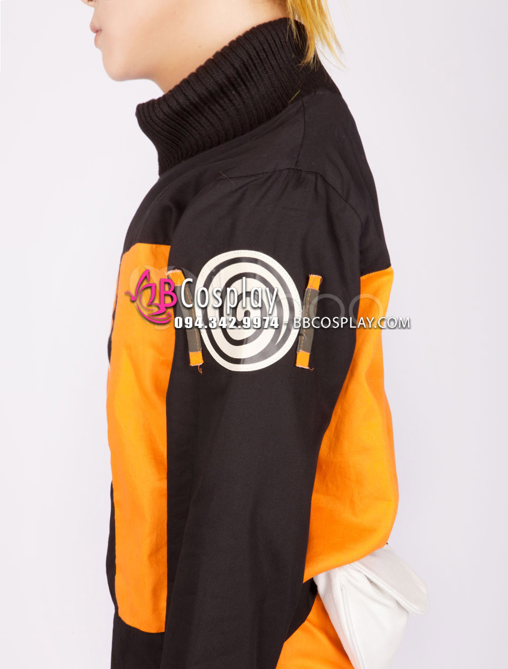 Buy Mens Naruto Shippuden Orange Ninja Bomber Leather Jacket