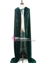 Áo Choàng Phù Thuỷ Xanh Lá Nhung Có Nón Dài