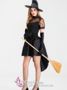 Đầm Phù Thủy Halloween Phong Cách Châu Âu