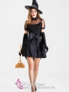Đầm Phù Thủy Halloween Phong Cách Châu Âu