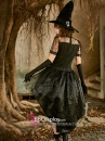 Đầm Phù Thủy Halloween Phong Cách Châu Âu