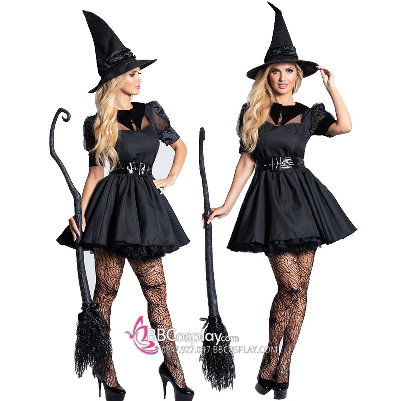 trang phục haloween cho bé Trẻ em Halloween trang phục hóa trang bé gái ma  cà rồng ăn mặc trang phục váy phù thủy nhỏ hóa trang halloween phù thủy |  Tàu