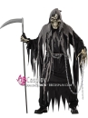 Đồ Thần Chết Grim Reaper Đen Chùm Đầu Xám In Sọ 2020
