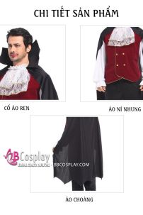 Trang Phục Ma Cà Rồng Giá Rẻ Size 175
